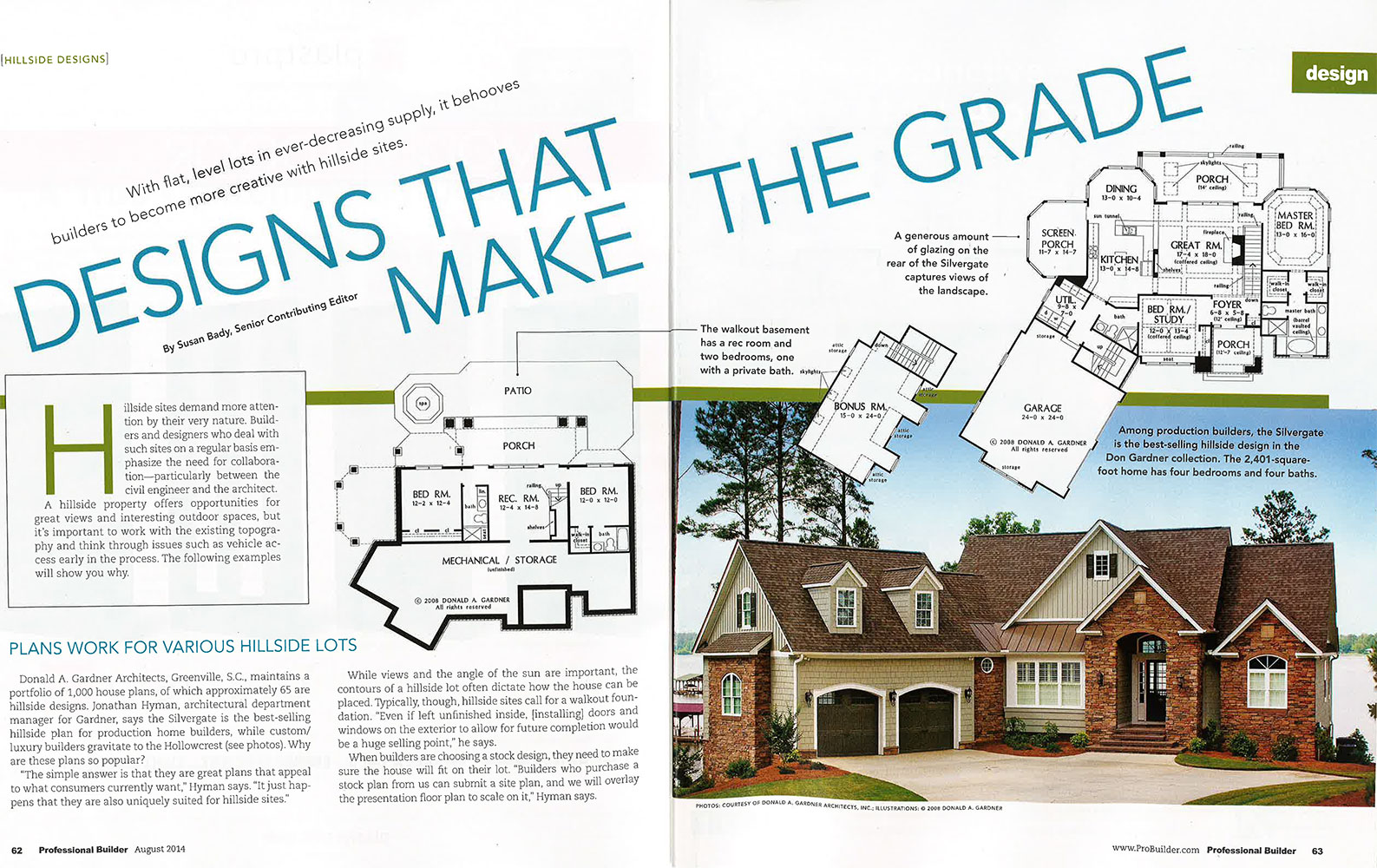 Featured In Professional Builder Magazine HousePlansBlog