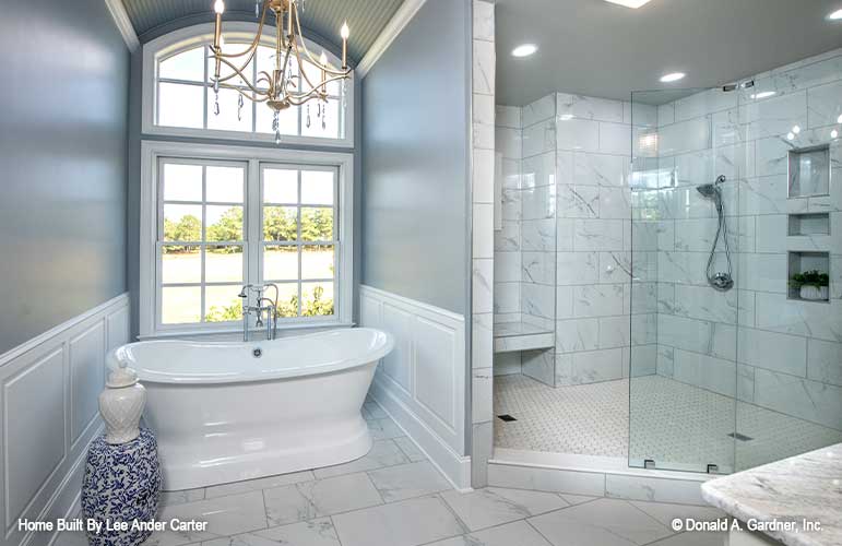 Master bathroom trends - The Chaucer house plan 1379.