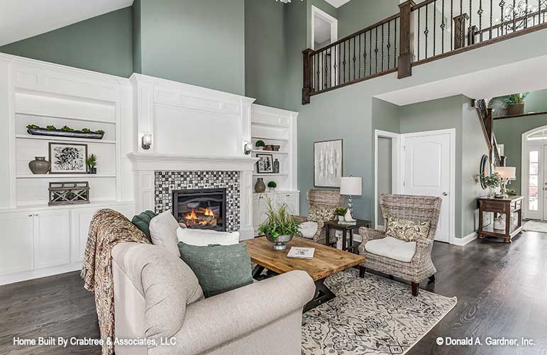 The color green in The Prynwood house plan 818. 