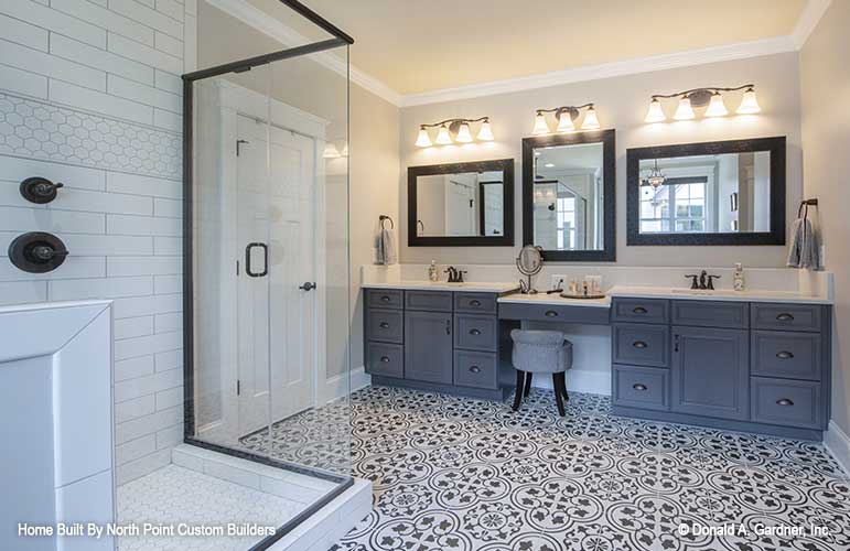 Bathroom vanity of The Austin house plan 1409.