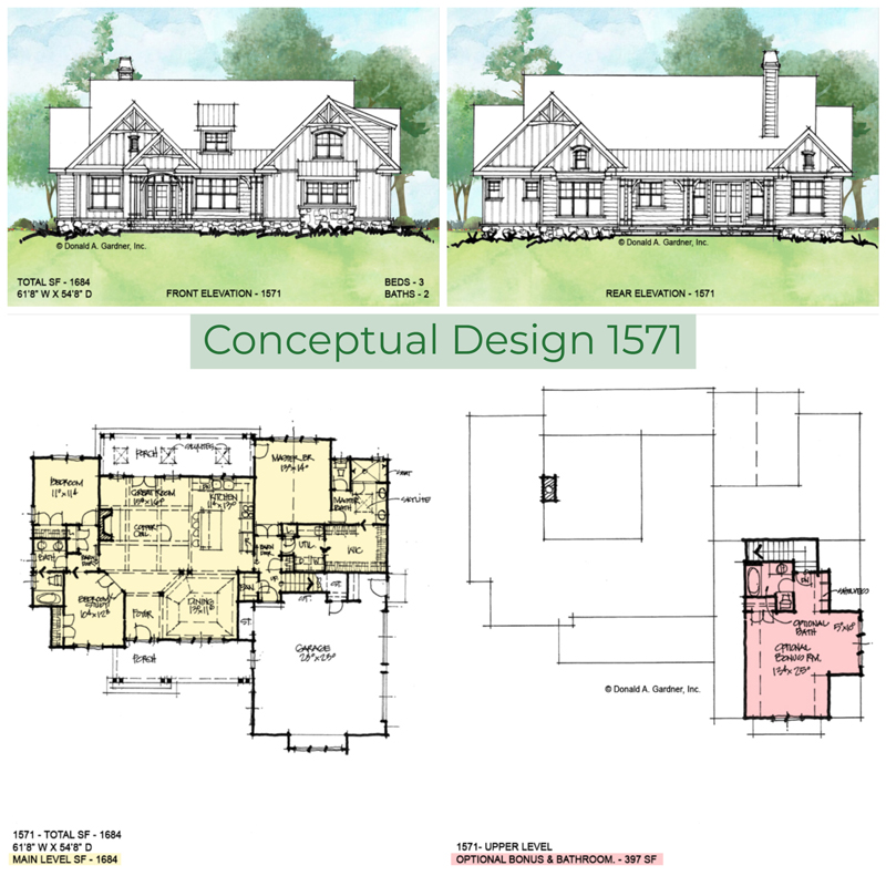 Conceptual home plan 1571