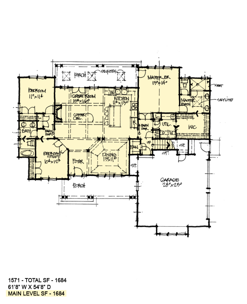 Conceptual home plan 1571